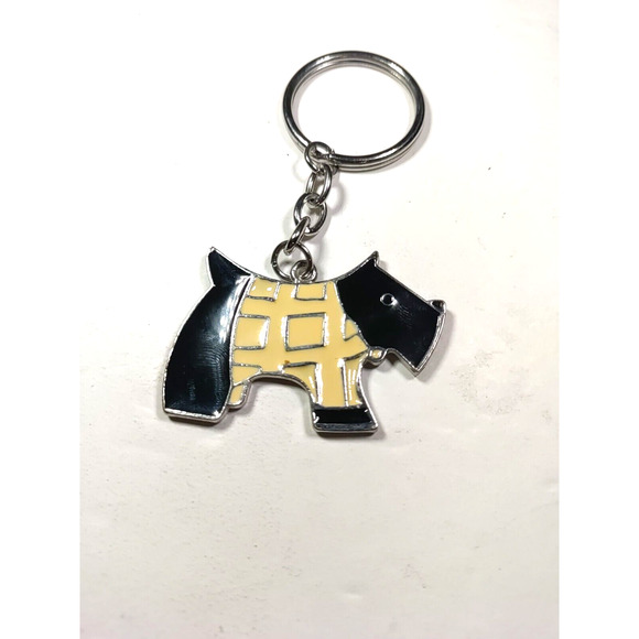 Scotty Dog Black Creme Sweater Keychain - Picture 6 of 6